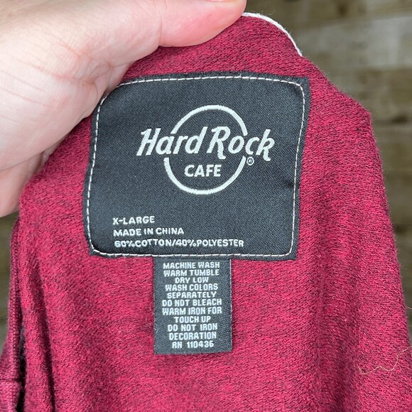 HARD ROCK CAFE' YOKOHAMA LOOSE FIT VARSITY LETTER DESTINATION SWEATSHIRT SIZE XL - Picture 3 of 3